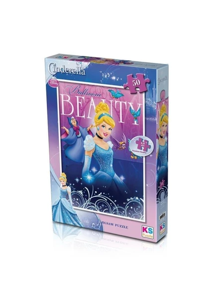 Ks Ganes Puzzle 50 Parça Cinderella 709 ürün görseli 1