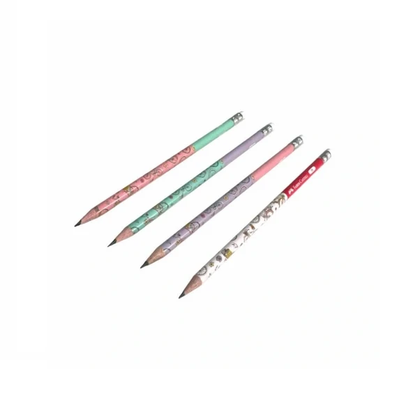 Faber-Castell Kurşun Kalem Silgili Bisiklet 2B 5244 000073 (72 Li Paket) ürün görseli 1