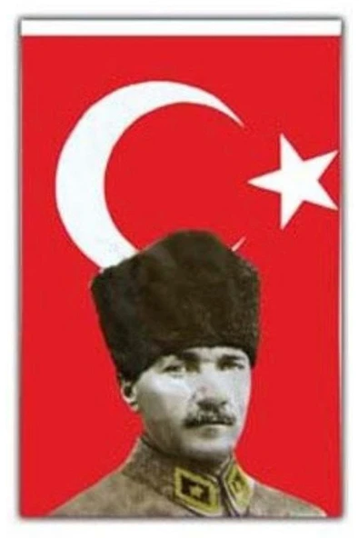 Vatan Atatürklü Bayrak 50X75Cm ürün görseli 1