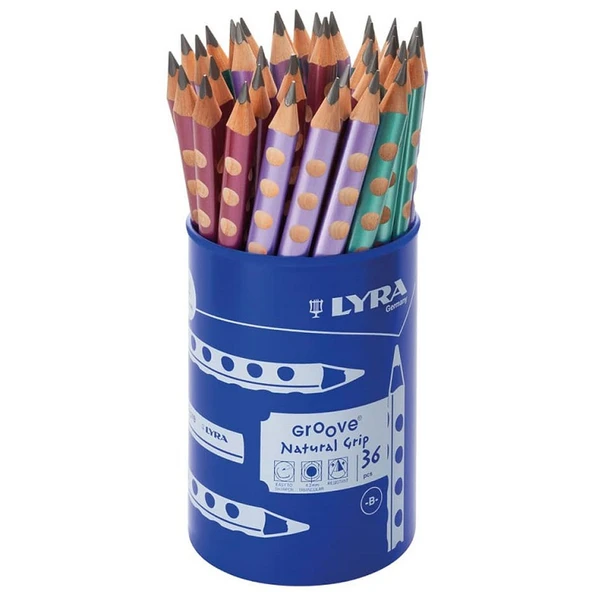 Lyra Groove Graphite Kurşun Kalşem B Metalık 3 Renk L1875363 (36 Lı Paket) ürün görseli 1