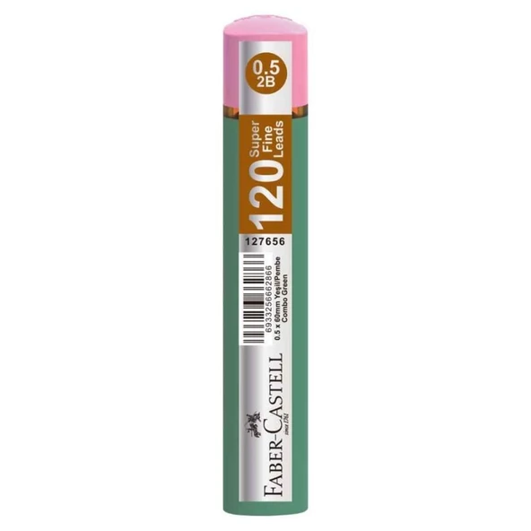 Faber-Castell Versatil Kalem Ucu Min Grip Soft T,Kombo,Yeşil/Pembe 0.5 (12 Tüp) ürün görseli 1