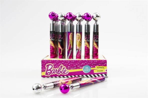 Dolphin Versatil Kalem 0,7 Mm (Mekanik Kurşun Kalem) Barbie Disko Topu Başlıklı B-8098 (24 Lü Paket) ürün görseli 1