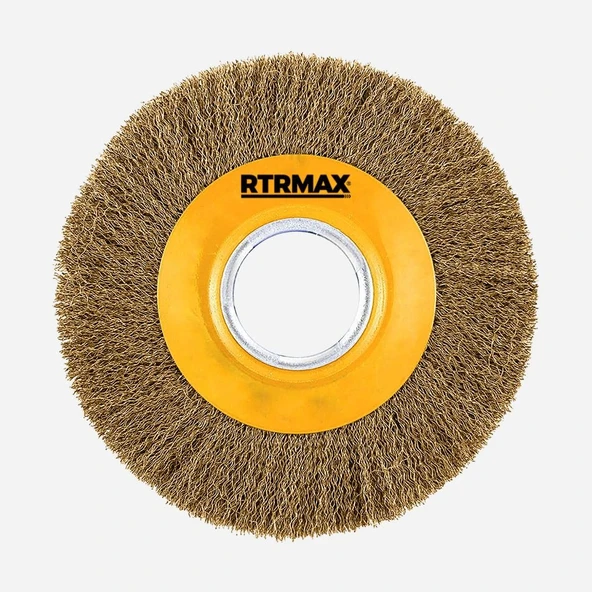 RH23150 Saçaklı Daire Tel Fırça 150 mm ürün görseli 1
