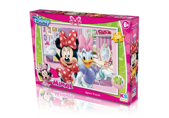 Ks Games Puzzle 200 Parça Minnie Mouse 113 ürün görseli 1