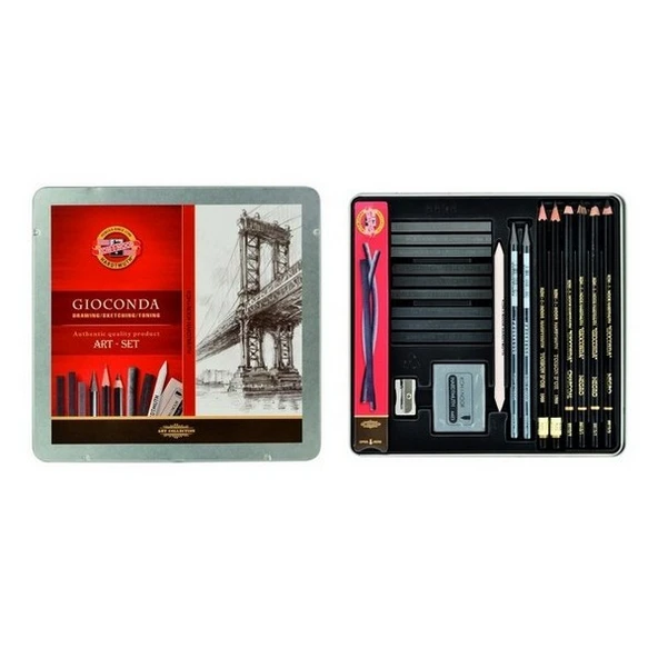 Koh-i Noor Set For Sketching 23 Parça Çizim Seti 8898 ürün görseli 1