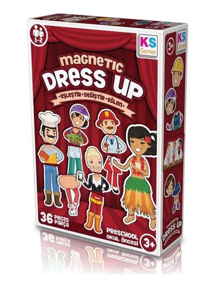 Ks Games Magnetic Dress Up (Eşleştir-Değiştir) Eğitici Oyun ürün görseli 1