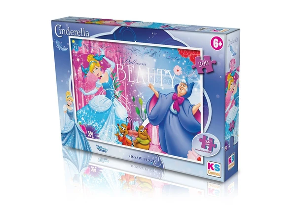 Ks Games Puzzle 200 Parça Cinderella 113 ürün görseli 1