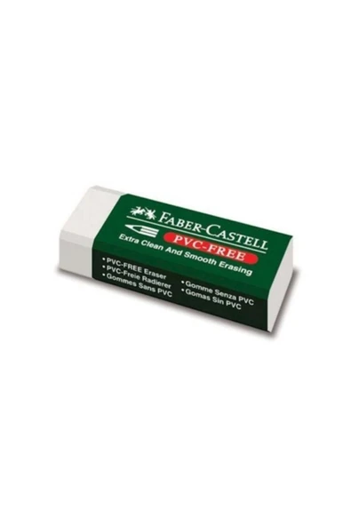 Faber-Castell Öğrenci Silgisi Beyaz (7085-30) 18 85 38 (30 Lu Paket) ürün görseli 1