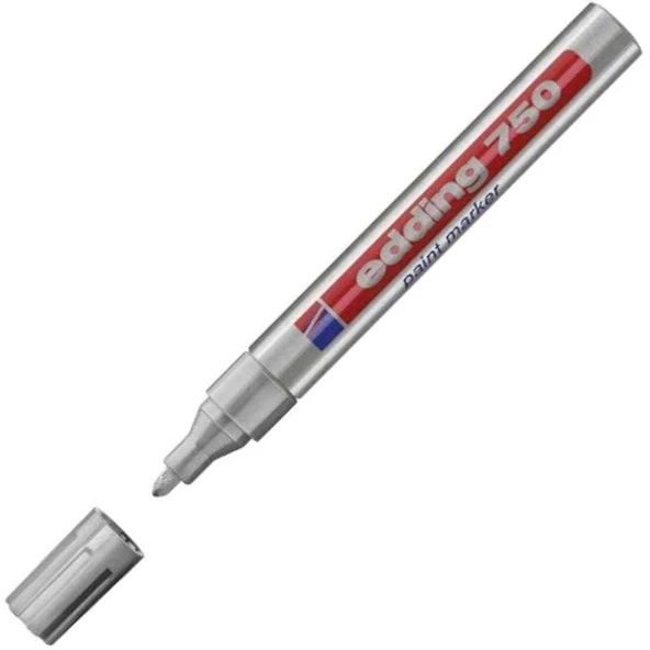 Edding Hobi-Sanat Kalemi Dekor Boya Gümüş 750 (10 Lu Paket) ürün görseli 1
