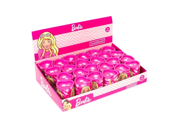 Dolphin Çiftli Kalemtıraş Metal Barbie B-9753 (24 Lü Paket) ürün görseli 1
