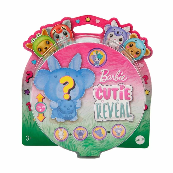 Mattel Oyuncak Barbie Cutie Reveal Hayvancıklar ve Kostümleri HRK32 (Karışık Model 1 Adet) ürün görseli 1