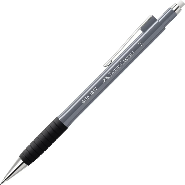 Faber-Castell Versatil Kalem Grip 1345/47 2022 0.7 Mm Gri (12 Li Paket) ürün görseli 1
