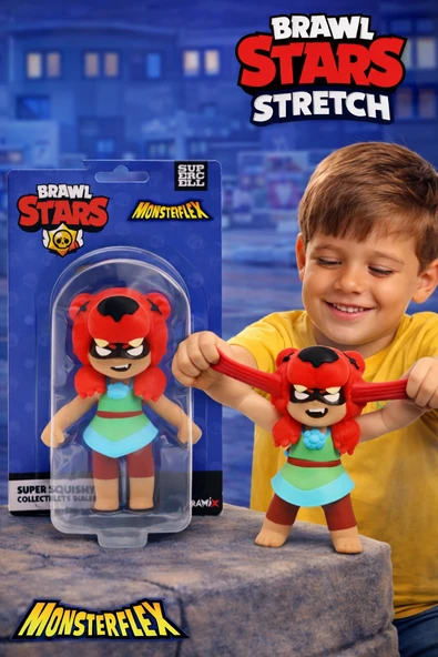 Nita I Brawl Stars Monsterflex Stretch Oyuncak Figür – Esnek Çek Bırak ürün görseli 1