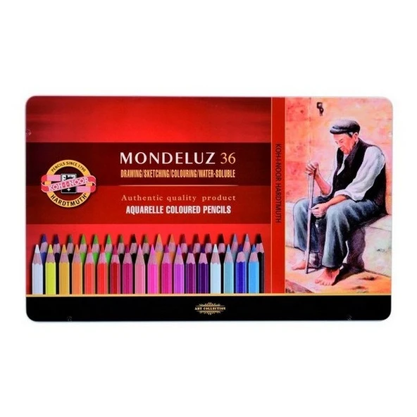 Koh-İ Noor Set Of Aquarell Boya Kalemi Coloured Pencils 3725 36 Renk ürün görseli 1