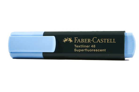 Faber-Castell Fosforlu Kalem Mavi 15 48 51 (10 Lu Paket) ürün görseli 1
