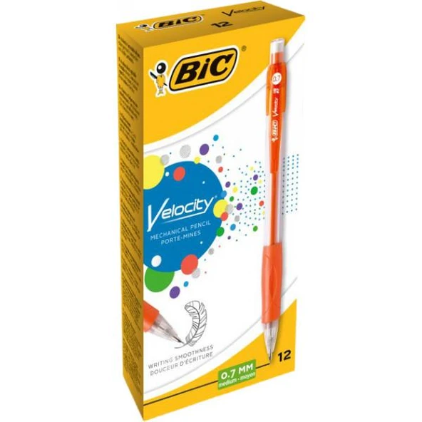 Bic Versatil Kalem Velocity 0.7 Mm Karışık Renkler (12 Li Paket) ürün görseli 1