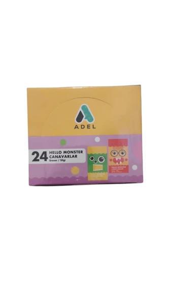 Adel Silgi Sevimli Canavarlar 2270000082000 (24 Lü Paket) ürün görseli 1