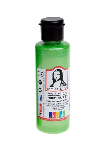 Südor Monalisa Multi Akrilik 70 Ml İnci Yeşil Sd160-17 (12 Li Paket) ürün görseli 1
