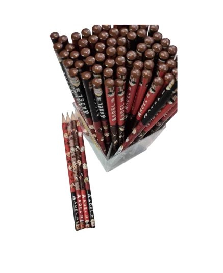 Adel Kurşun Kalem Kahve Desenli 2061 000064 (72 Li Paket) ürün görseli 1