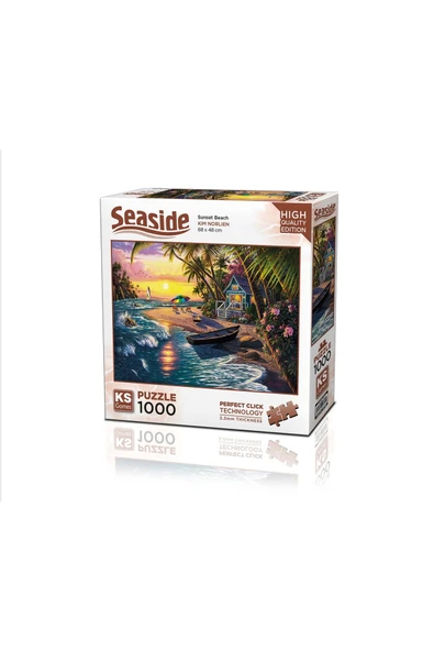 Ks Games Puzzle 1000 Parça Sunset Beach 20798 ürün görseli 1