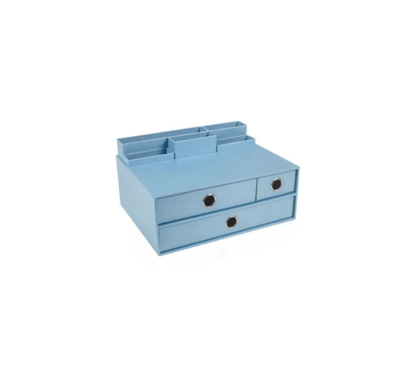 Gıpta Masa Üstü Organizer Set Pearl Light Blue 3 Çekmeceli Multi ORG1782 ürün görseli 1