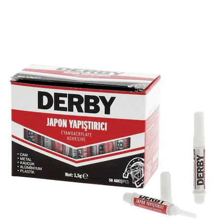 Derby Japon Yapıştırıcı 1.5 Gram (50 Li Paket) ürün görseli 1