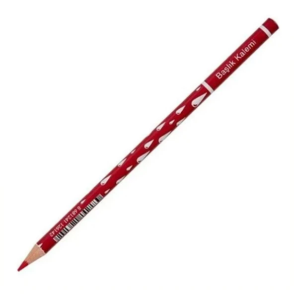 Faber-Castell Kurşun Kalem Başlık Damla Kırmızı 1131451000 (12 Li Paket) ürün görseli 1