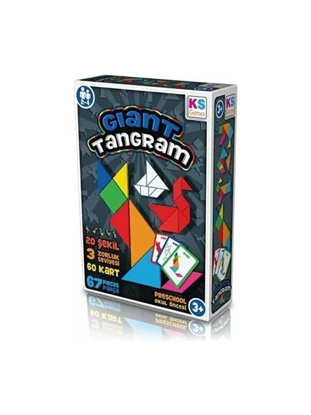 Ks Games Gıant Tangram Eğitici Oyunlar Okul Öncesi ürün görseli 1