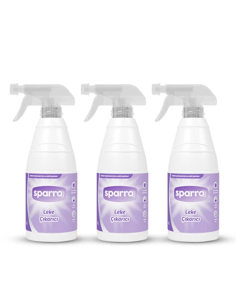 Sparro Clean 3'lü Ultra Güçlü Leke Çıkarıcı 1000ml - Beyaz ve Renkli Kumaşlar İçin - Hızlı, Etkili ve Güçlü Formül ürün görseli 1