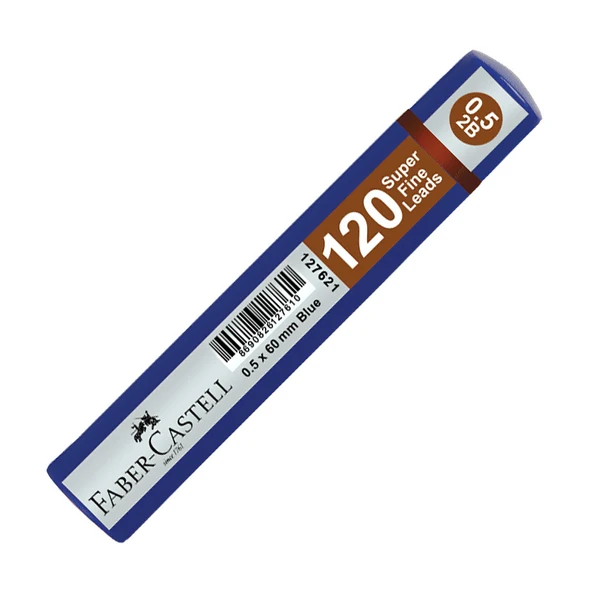 Faber-Castell Versatil Kalem Ucu Min Grip Soft T, Tit Duman Mavisi 0.5 Mm 5030 127650 Tüp (12 Li Paket) ürün görseli 1