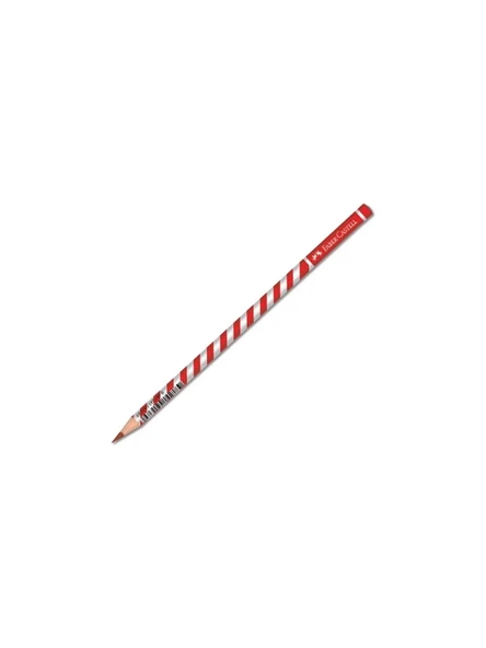 Faber-Castell Kurşun Kalem Başlık Candyroll Kırmızı 1131490011 (12 Li Paket) ürün görseli 1