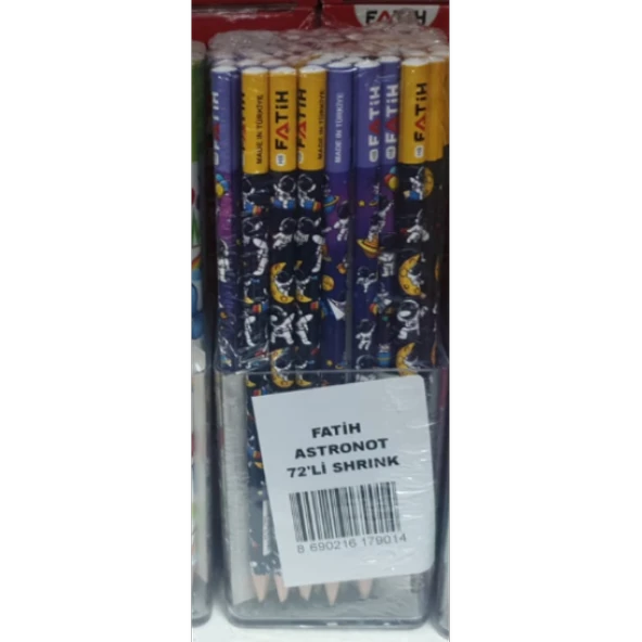 Fatih Kurşun Kalem Astronot 17900 (72 Li Paket) ürün görseli 1