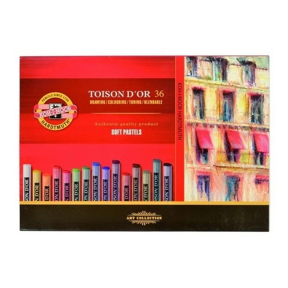 Koh-İ Noor Set Of ArtistS Dry Chalks Kuru Pastel Boya Seti 8515 36 Renk ürün görseli 1