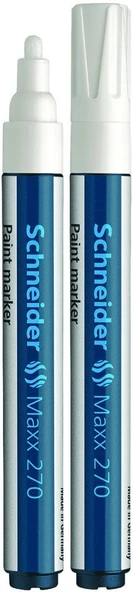 Schneider Permanent Markör Boya Kalemi Maxx 1-3 Mm Beyaz 270 (10 Lu Paket) ürün görseli 1
