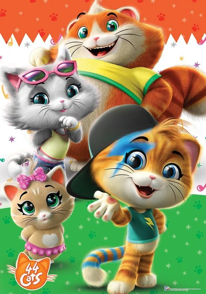 Ks Games 44 Cats Puzzle 50 Parça Cat709 ürün görseli 1