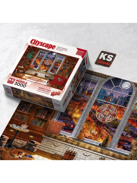Ks Games Moonlight Mischief 3000 Parça Yetişkin Puzzle - Resim 3