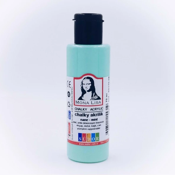 Südor Monalisa Akrilik Boya 70 Ml Nane Yeşili Sd170-08 (12 Li Paket) ürün görseli 1
