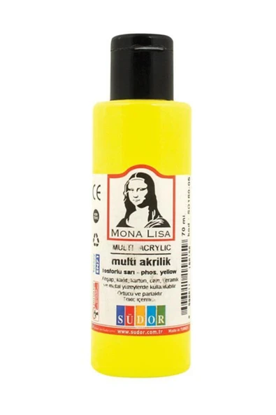 Südor Monalisa Multi Akrilik 70 Ml İnci Sarı Sd160-11 (12 Li Paket) ürün görseli 1