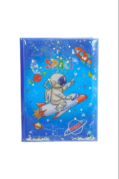 Dolphin Sulu Kapak Not Defteri Uzay Nb-765 (Karışık Renk 1 Adet) ürün görseli 1