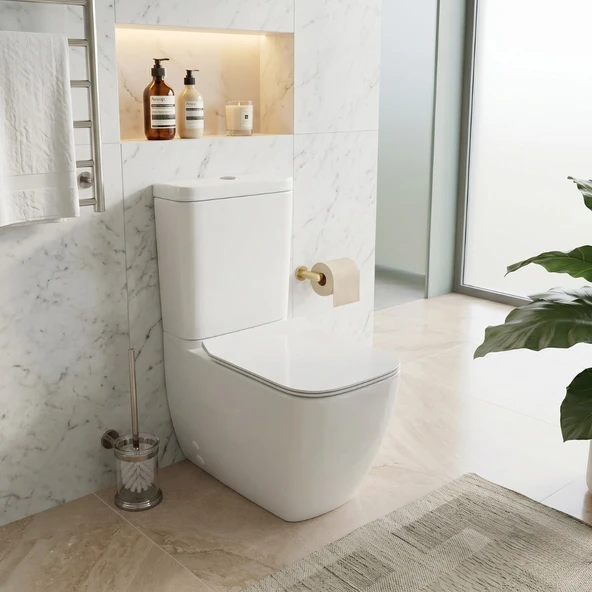 Vitra S25 Smooth Flush Kanalsız Beyaz Duvara Tam Dayalı Klozet Rezervuar Seti 9892B003-7201 ürün görseli 1