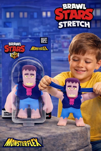 Frank I Brawl Stars Monsterflex Stretch Oyuncak Figür – Esnek Çek Bırak ürün görseli 1
