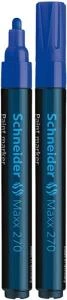 Schneider Permanent Markör Boya Kalemi Maxx 1-3 Mm Mavi 270  (10 Lu Paket) ürün görseli 1