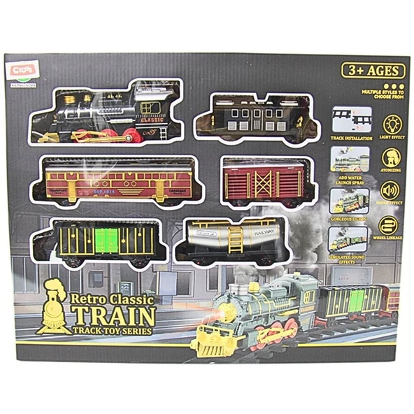 Ctoy Oyuncak Retro Tren Seti 699-35A ürün görseli 1