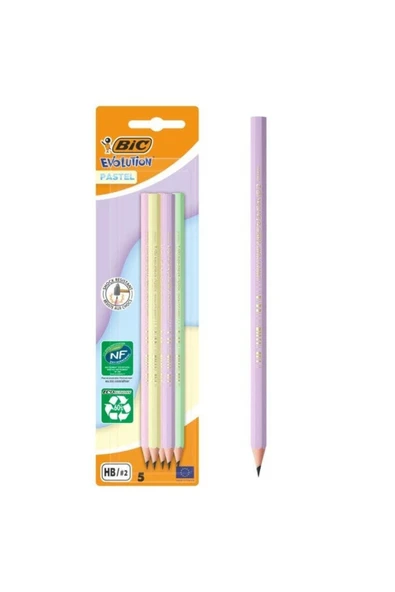 Bic Kurşun Kalem Evol Pastel 518307 (12 Li Paket) ürün görseli 1
