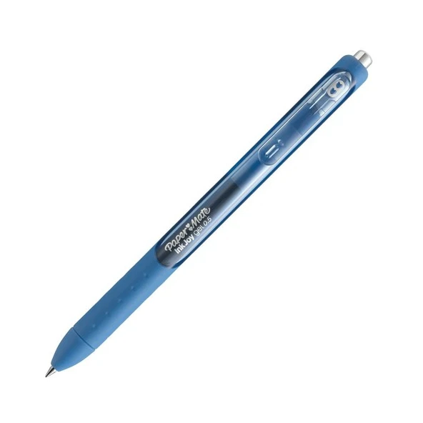 Paper Mate Inkjoy Gel Üstten Basmalı Jel Tükenmez Kalem Mavi 1957054 (12 Li Paket) ürün görseli 1
