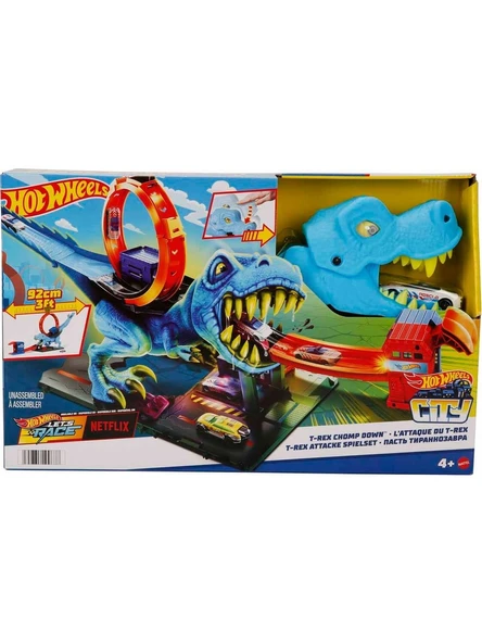 Hot Wheels Oyuncak Dinozor İle Mücadele Oyun Seti - Resim 4