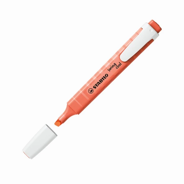 Stabilo Fosforlu Kalem Swing Cool Pastel Kırmızı 275/140-8 (10 Lu Paket) ürün görseli 1