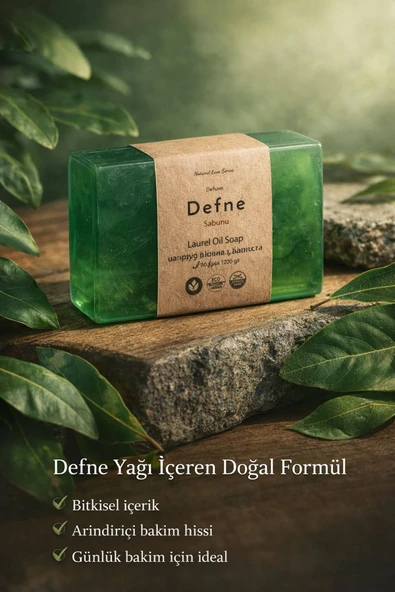 Defne Yağlı Cilt Bakım Sabunu - 120 gr ürün görseli 1
