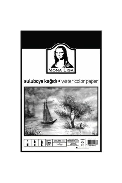 Südor Monalisa Sulu Boya Kağıdı 25x35Cm 160 Gram 10 Yaprak MN09-1 ürün görseli 1