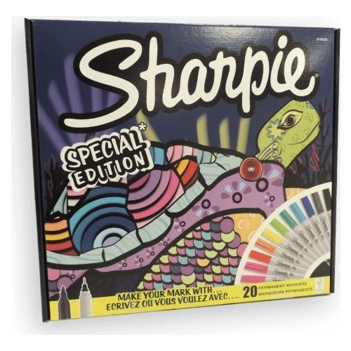 Sharpie Fine Permanent Markör Kalem 20 Renk Kaplumbağa 2115767 ürün görseli 1